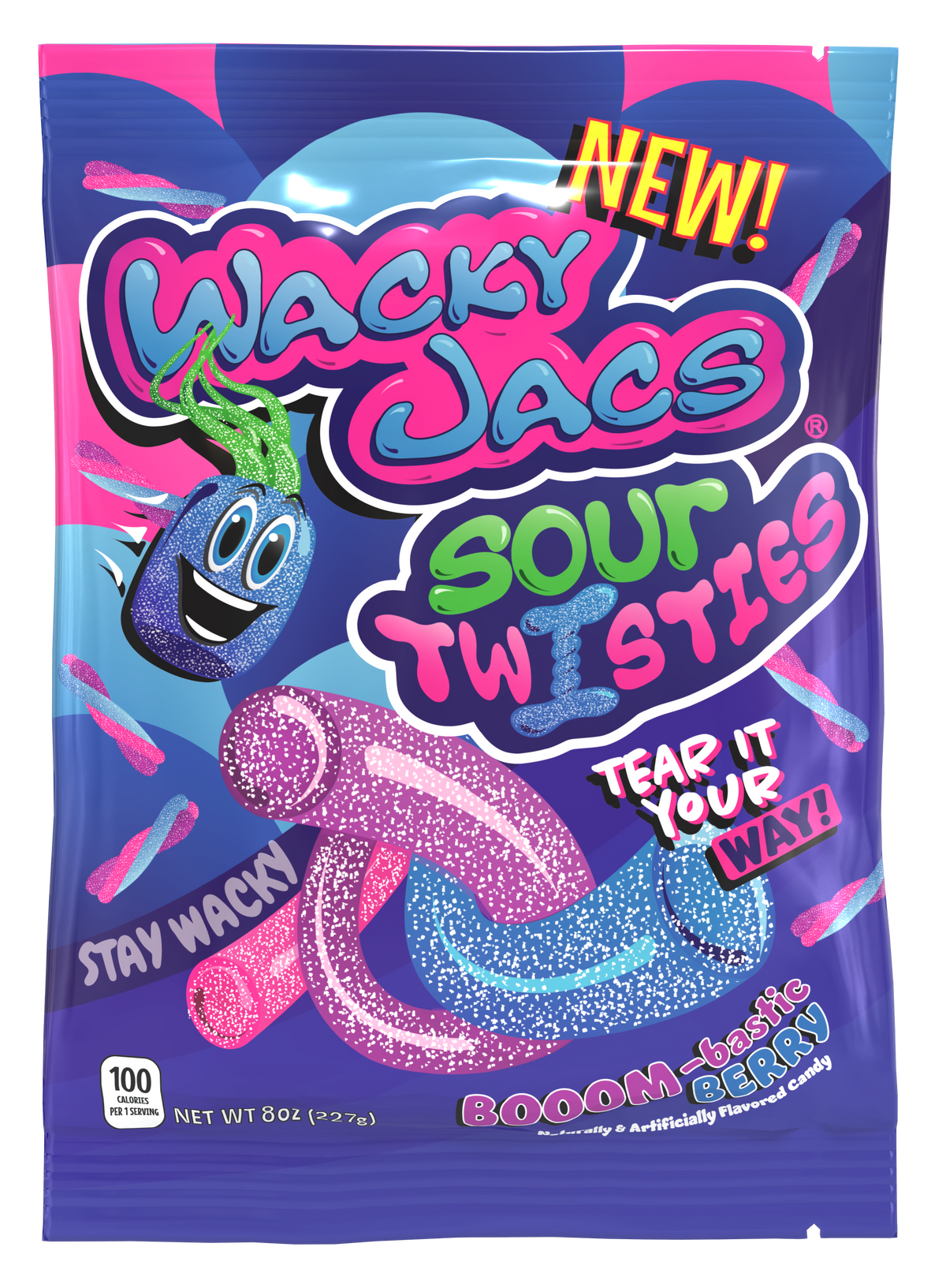 Sour Twisties BOOM-Bastic Berry