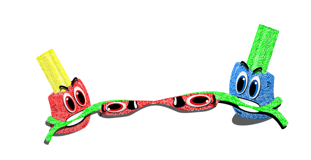 Candy trio on a vine